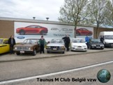 Taunus M Club in Genk bij de 14 miljoenste Ford